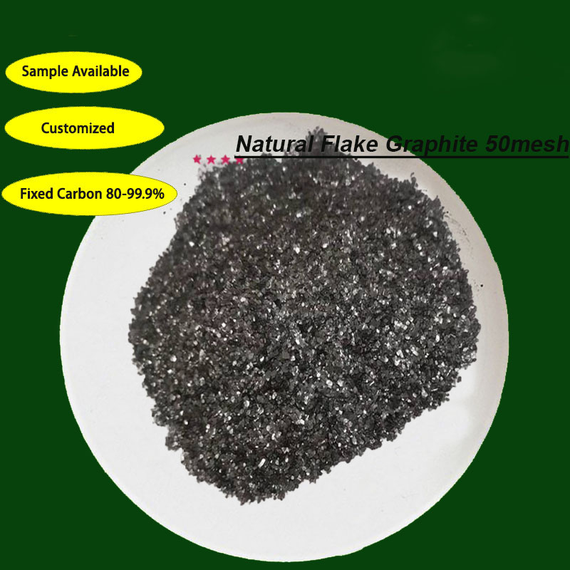 50Mesh Flake Graphite 95-99.95% Fixed Carbon 