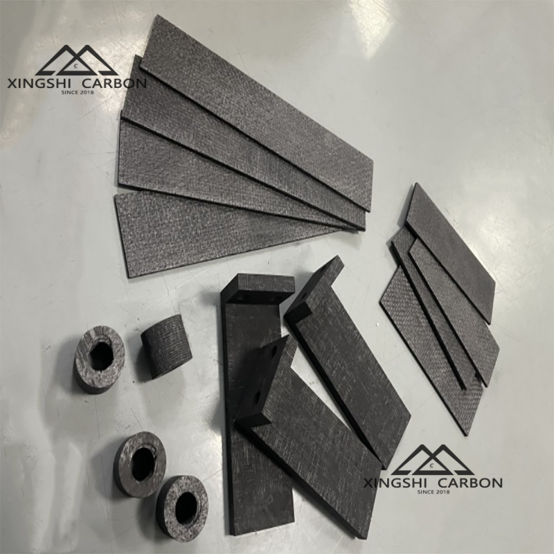 Carbon Carbon CFC Composite Material CC Circular Column CNC Machining Bolt Nut Fastener Blank