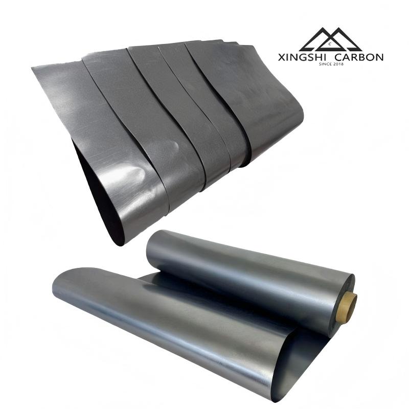 Custom 0.05-1.0mm Graphite Heat Sink Film Coatable High Purity High Carbon Graphite Paper